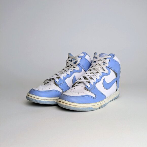 Nike Dunk High Aluminium University Light Blue Woman size :6.5 - Picture 2 of 8